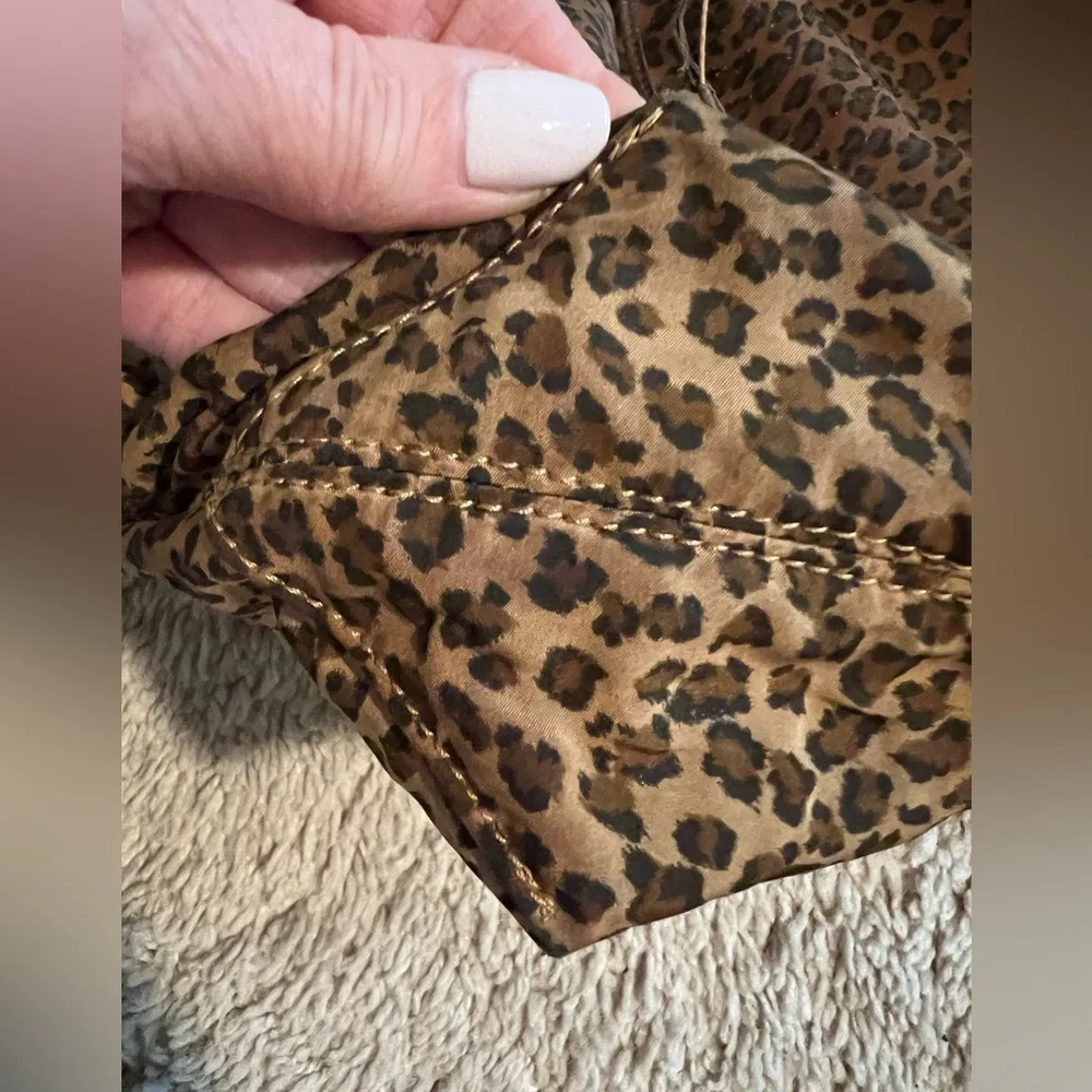 Bottega Veneta Vintage Cheetah Print 2 tone bag - Picture 6 of 16